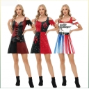 2025 new movie cosplay costume irregular clown female dress digital printing skirt female clothing