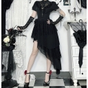 Dark Mysterious Wanderer Midi Skirt 2025 New Fashion All-match Mysterious Silhouette Midi Skirt Series