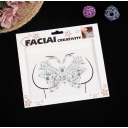Rhinestone chest stickers carnival party environmentally friendly acrylic chest stickers body tattoo stickers European and American tattoo stickers