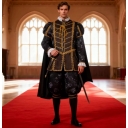 Men's Elizabethan costume, royal Mercedes-Benz King suit, aristocratic cosplay stage performance costume