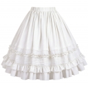 Cake-style lotus leaf skirt, waist-cinching, slimming, sweet and sexy, ruffled hem, versatile lace trim, Halloween costume.