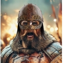 New medieval Renaissance retro Viking helmet cosplay party performance costume prop