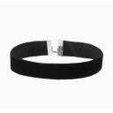 Punk-style black velvet women's clavicle chain necklace/necklace, 0.5-2cm, various sizes available, short neck/circle.