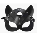 Adult sex toys, SM party fox mask, leather mask, BDSM props, blindfold