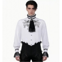 2026 New European and American Spring and Autumn Men's Renaissance Clothing Shirt Medieval Steampunk Gentleman's Top Innerwear