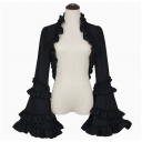New Halloween cosplay outfit, Lolita gothic style ruffled coat, European medieval long-sleeved shawl