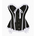 New European and American sexy court style corset bodice, retro support bustier, wearable as outerwear.