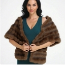 New women's fashionable, elegant, aristocratic style plush faux fur warm shawl for banquets and weddings, autumn and winter, high-end feel.