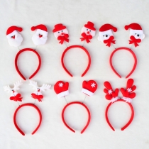 Christmas decorations Christmas headband Christmas headband Christmas hair bands 6 piece