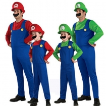 Super Mario Costume Performance Dresses Mario Set KIDS