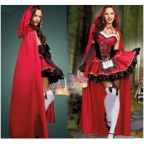 New European game uniforms Little Red Riding Hood costume role playing uniform temptation wholesale manufacturers
