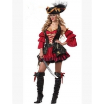 New European game uniforms role-playing pirate costume party Halloween party dress Lady Pirate