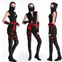 Exported to Europe and the new Halloween costumes Cos ninja costume party theme party costumes costumes