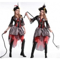 Halloween party Pirates of the Caribbean female pirate costume game uniforms DS costumes Europe