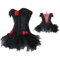 sexy corset with skirt 2016 fashion dress