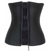 New zipper with clip latex waist trainers