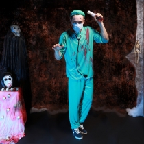 Europe Halloween masquerade party clothes bloody horror male doctors and nurses COS clothing