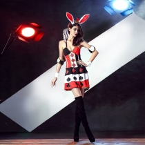 Halloween COS role-playing bunny Bunny dance stage costumes clothes Europe