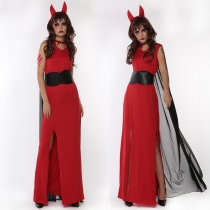 2016 New Red Devil Vampire Costume Halloween