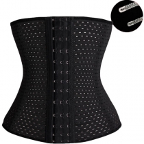 2016 Hot waist trainer corset polyester punching for ladies