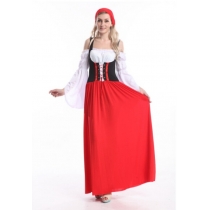 Beer Maid Wench German Oktoberfest Dress Costume