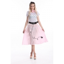 50s grease costume sexy fashion dress for ladies