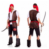 Man Pirate Vixen Girl Costum halloween