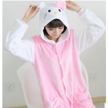 Hot winter animal suits pajamas sleeping wear flannel plus size unisex