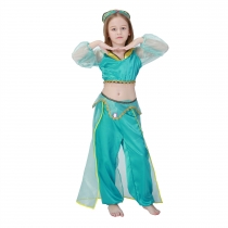 2017 new jasmine princess children's clothing Halloween game uniforms temptation code spot