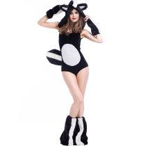 Skunk Cosplay Women 's Animal Costume Halloween Costume Stage Performance Service
