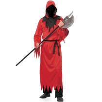 2017 new red no face zombie COS suit adult male models Funny stage performance clothes red devil