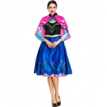 Cosplay fairy tale dress stage costume Halloween princess dress anna dress