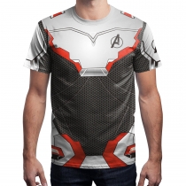 2019 Explosion Avengers 4 cosplay Quantum Battlesuit Concept 3D Digital Print Short Sleeve T-Shirt