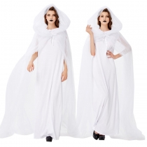 2019 new white hell messenger white gown ghost bride costume Halloween party theme party service