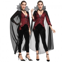 2019 new European and American vampire count queen costume Halloween theme party party stage costume