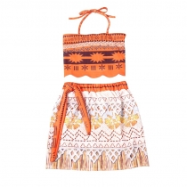 European and American dress explosion models Moana children's skirt