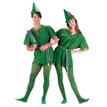 COS Halloween Green Elf Robin Peter Pan Adult Child Peter Pan Peter Pan Little Green Man Costume