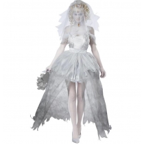 Halloween party ghost bride cosplay cosplay female game uniform zombie costume ghost vampire costume