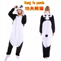 Flannel Anime Siamese Pajamas Animal Panda Wholesale Comfortable Home Furnishing