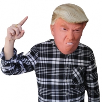 Latex mask funny Trump Trump headgear