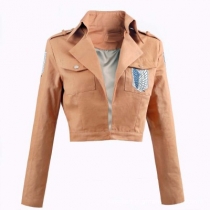 Attack on Titan Investigative Corps Wings of Freedom Men's and Women's Coat Jacket Clothing Anime Mikasa