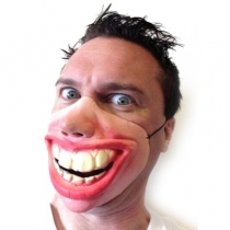 Big Teeth Latex Mask for Movie Fancy Dress Fool's day Masque