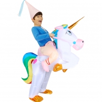 Halloween birthday hat children cartoon animal color unicorn inflatable clothing walking funny stage performance clothing