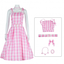 2023 Halloween Barbie costume live action movie Barbie Ken dress tights cosplay