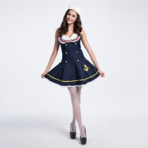 European and American sailor suits Navy role-playing suits Uniform suits Sexy Nautical Costume