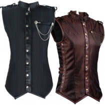 New style men's medieval costume retro men's short vest Halloween costume