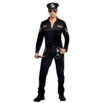 Halloween European and American male police prom party game suit clothes