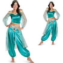 Halloween Aladdin Princess Jasmine dress European and American adult cosplay Aladdin cosplay stage costume