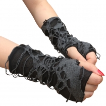 Halloween gloves beggar black hole gloves punk dark gloves cosplay