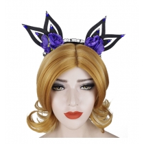Halloween ghost Christmas headband cosplay rabbit ears elf headband dance party bar accessories